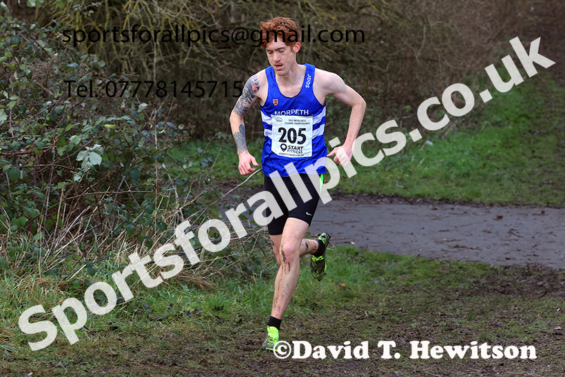 Senior mens 2024 NECAA Cross Country Champs., Temple Park, South Shields. Photo: David T. Hewitson/Sports for All Pics